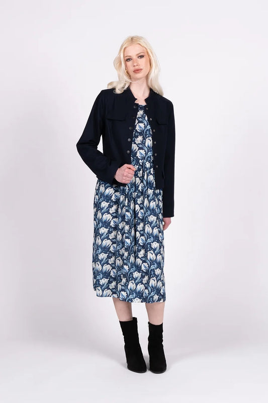 Chloe Jacket - Navy Wool
