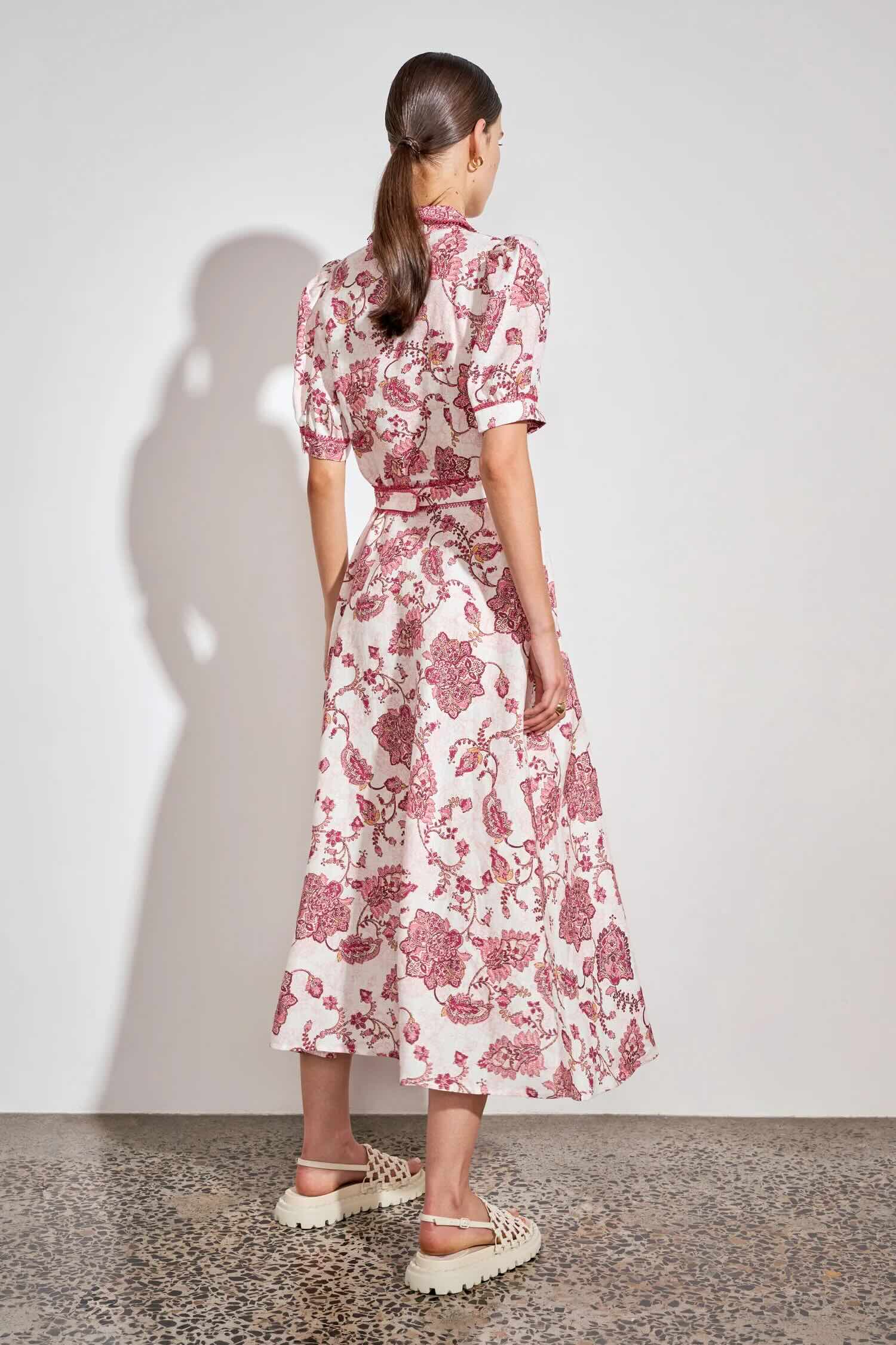 Admire Dress - Rose Paisley