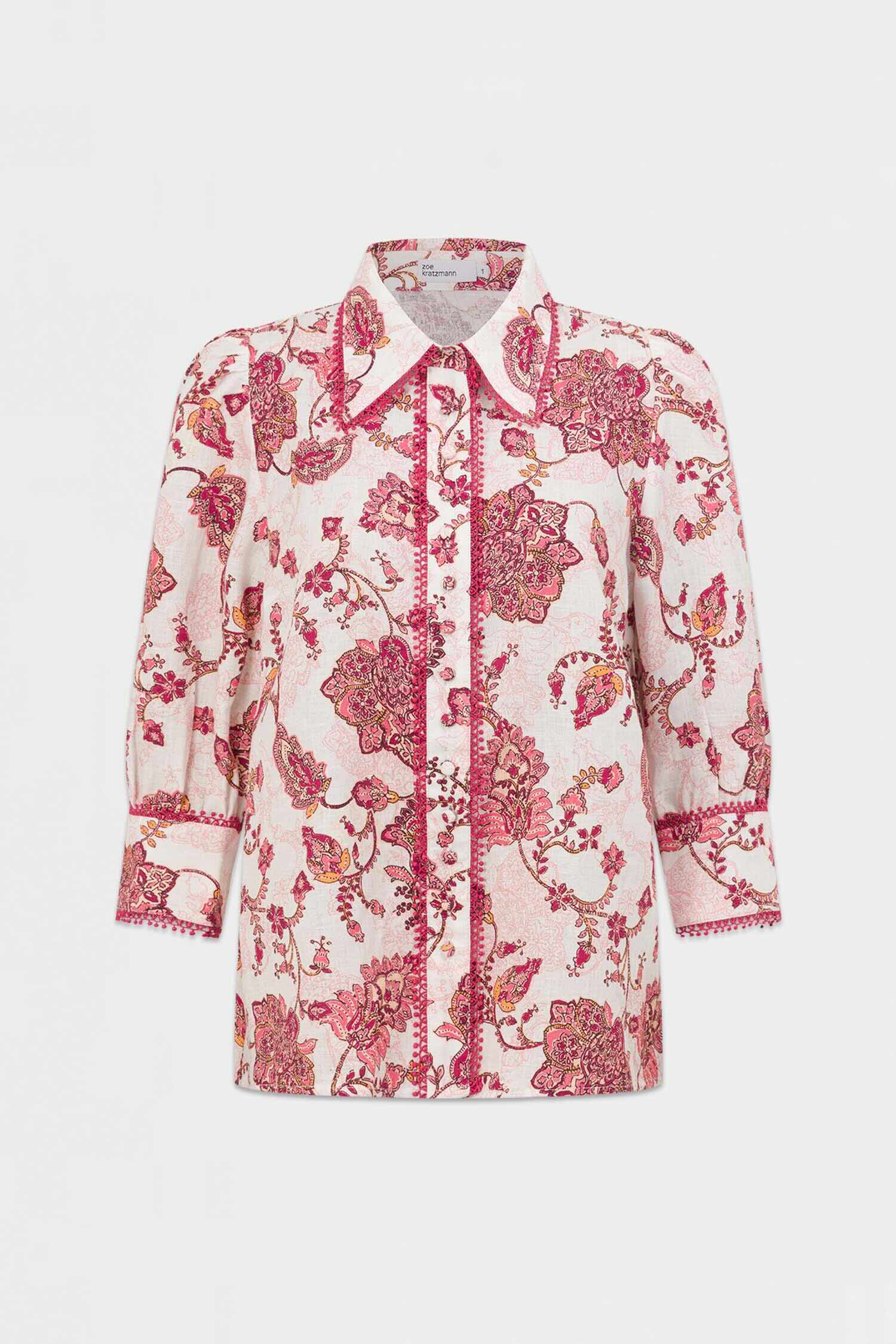 Serenade Top - Rose Paisley