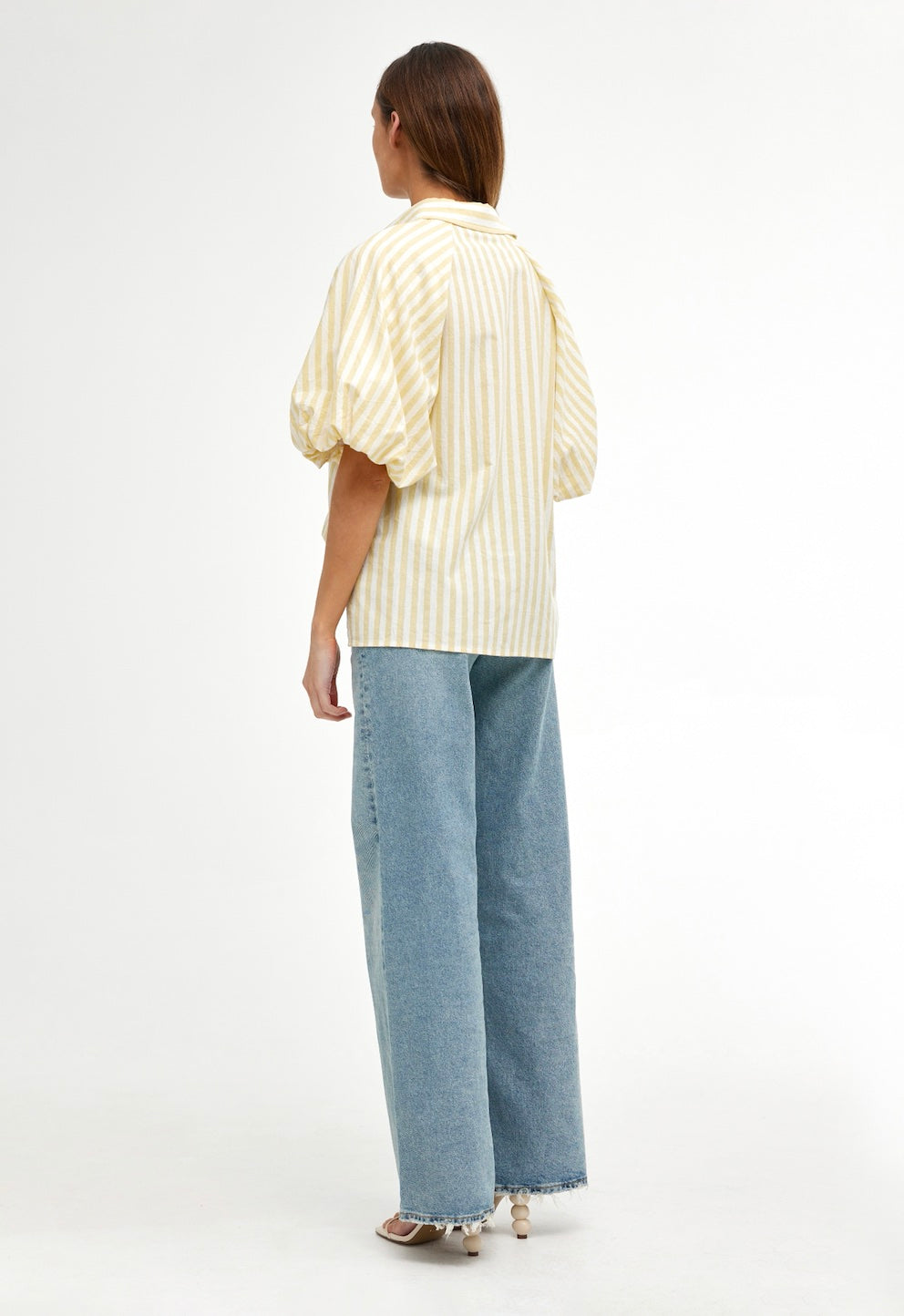 Zoya Shirt - Lemon Stripe