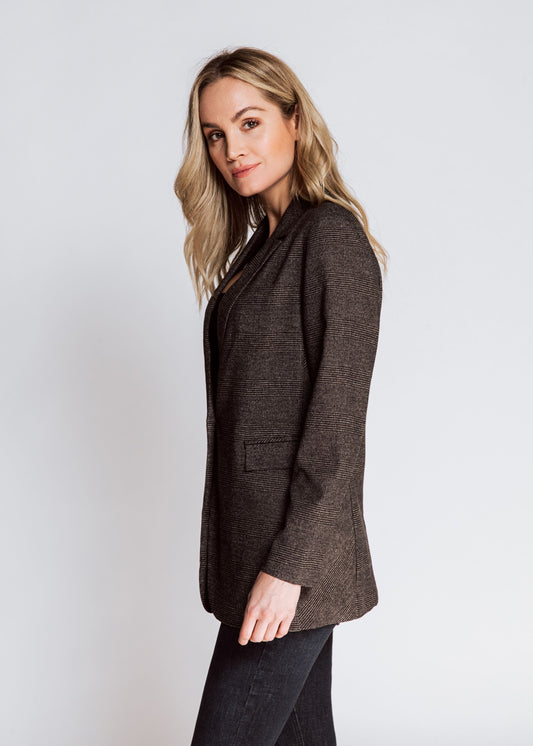 Zhrill Ellie Brown Blazer