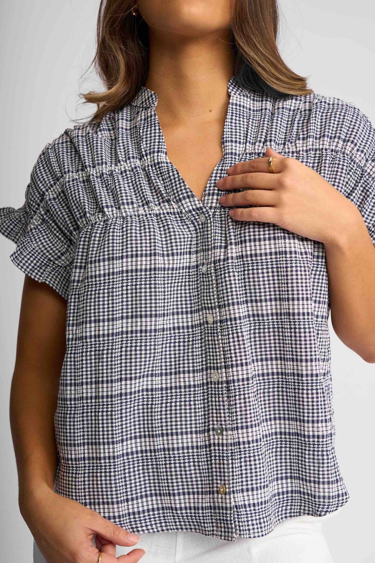 Addison Top - Gingham
