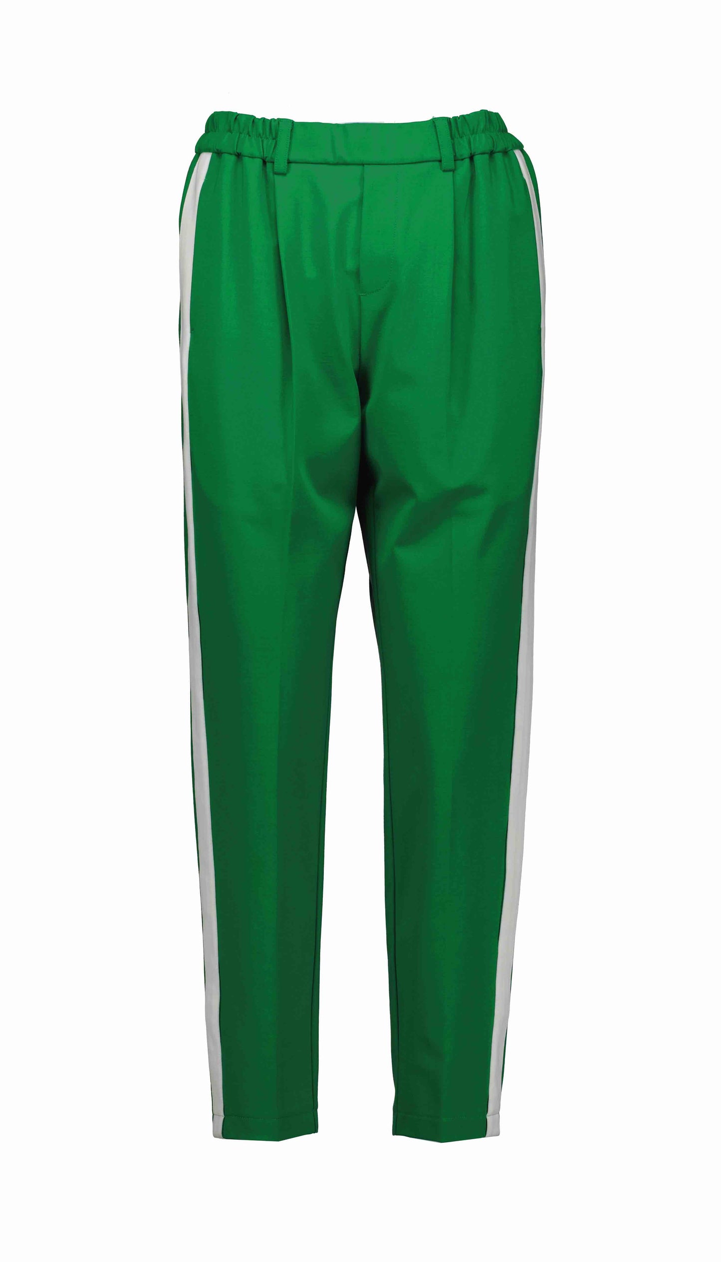 Bobbie Pants - Green and White
