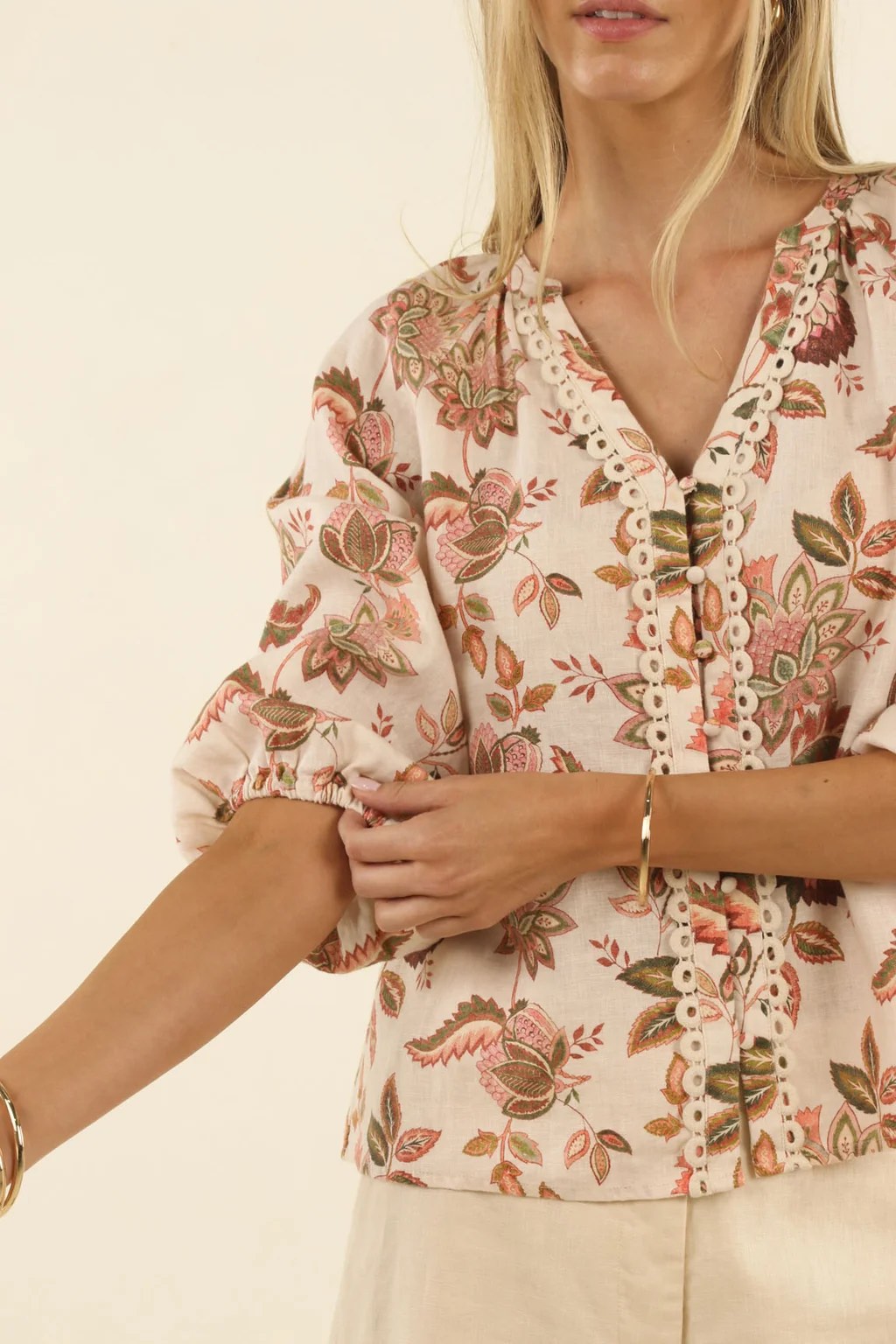Boh/Rose Blouse - Bohem Print