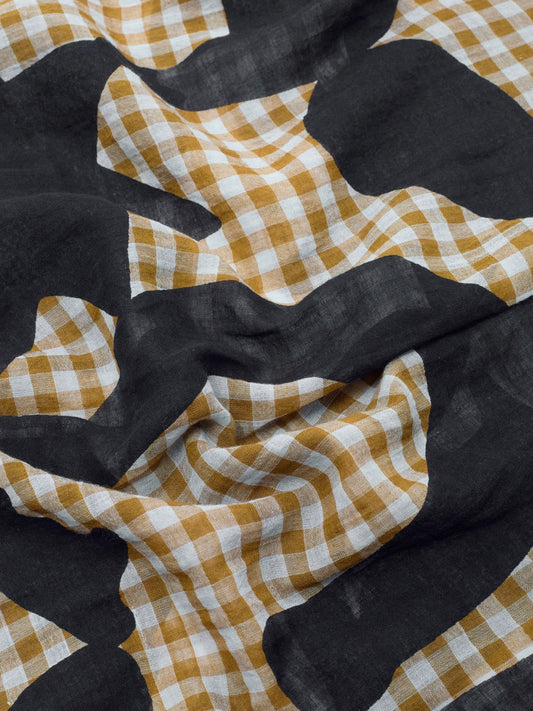 Lucky Chrams Cotton Foulard Scarf