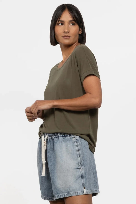 MSCH Fenya Modal tee - Grape Leaf