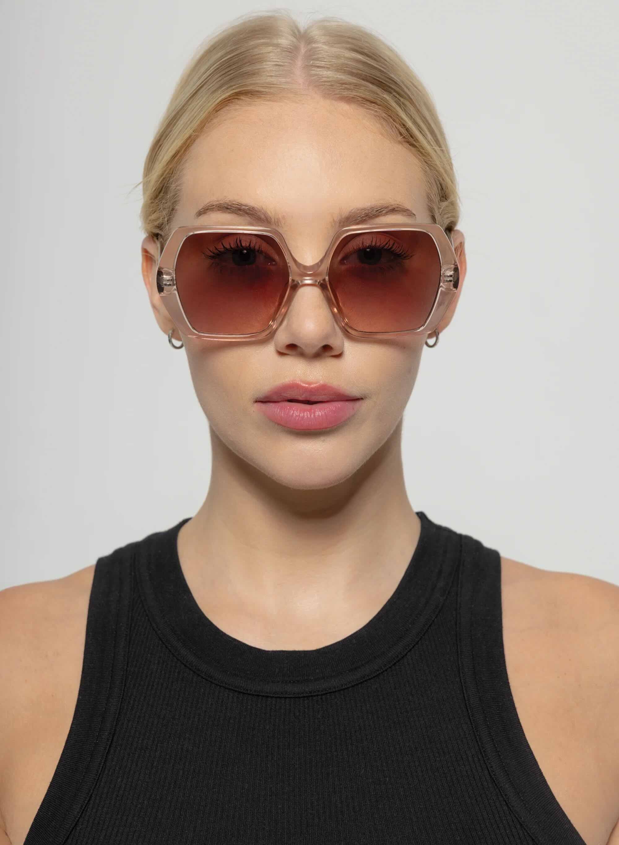 Fleur Sunglasses Taupe/Brown Fade
