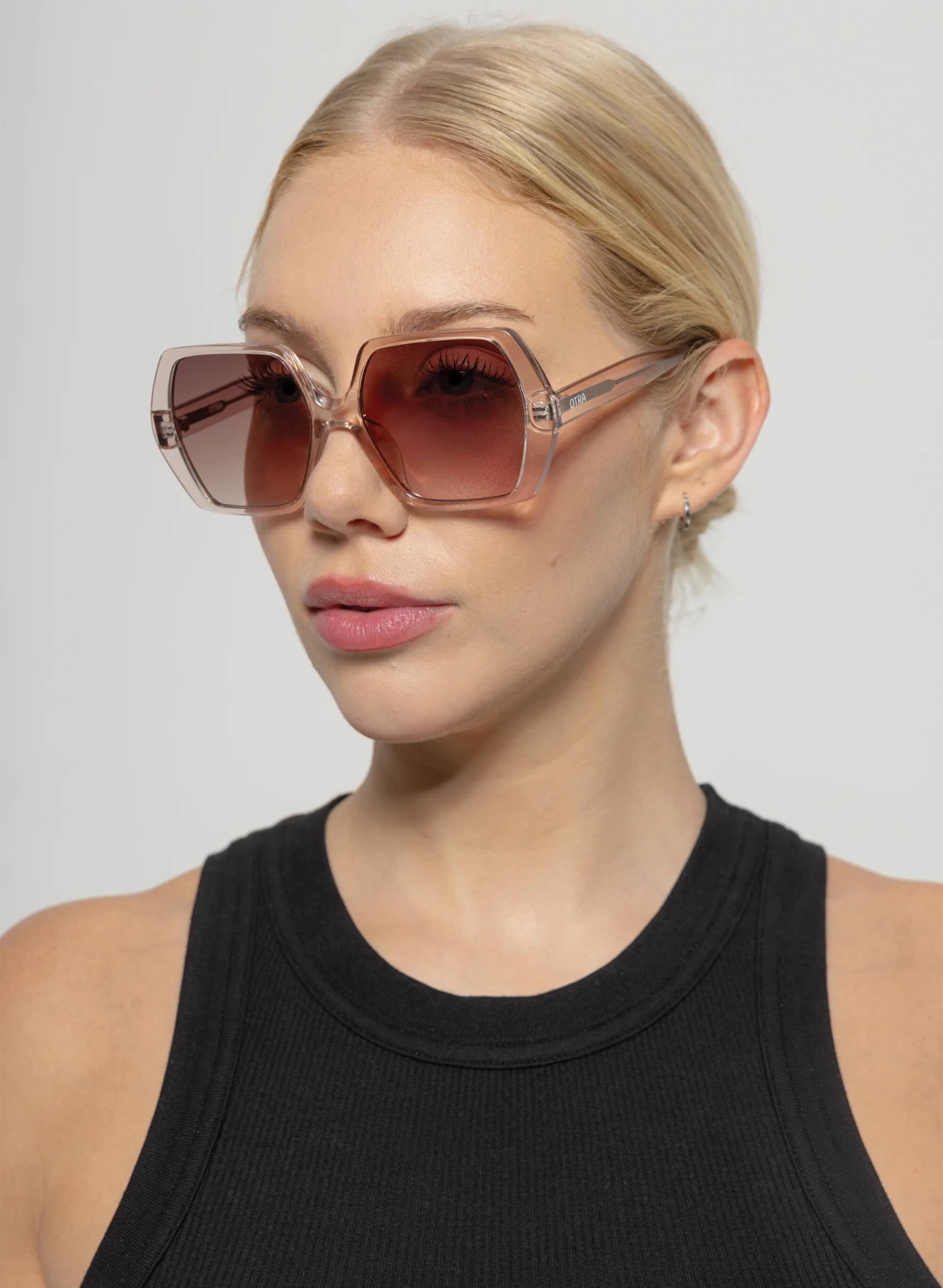 Fleur Sunglasses Taupe/Brown Fade