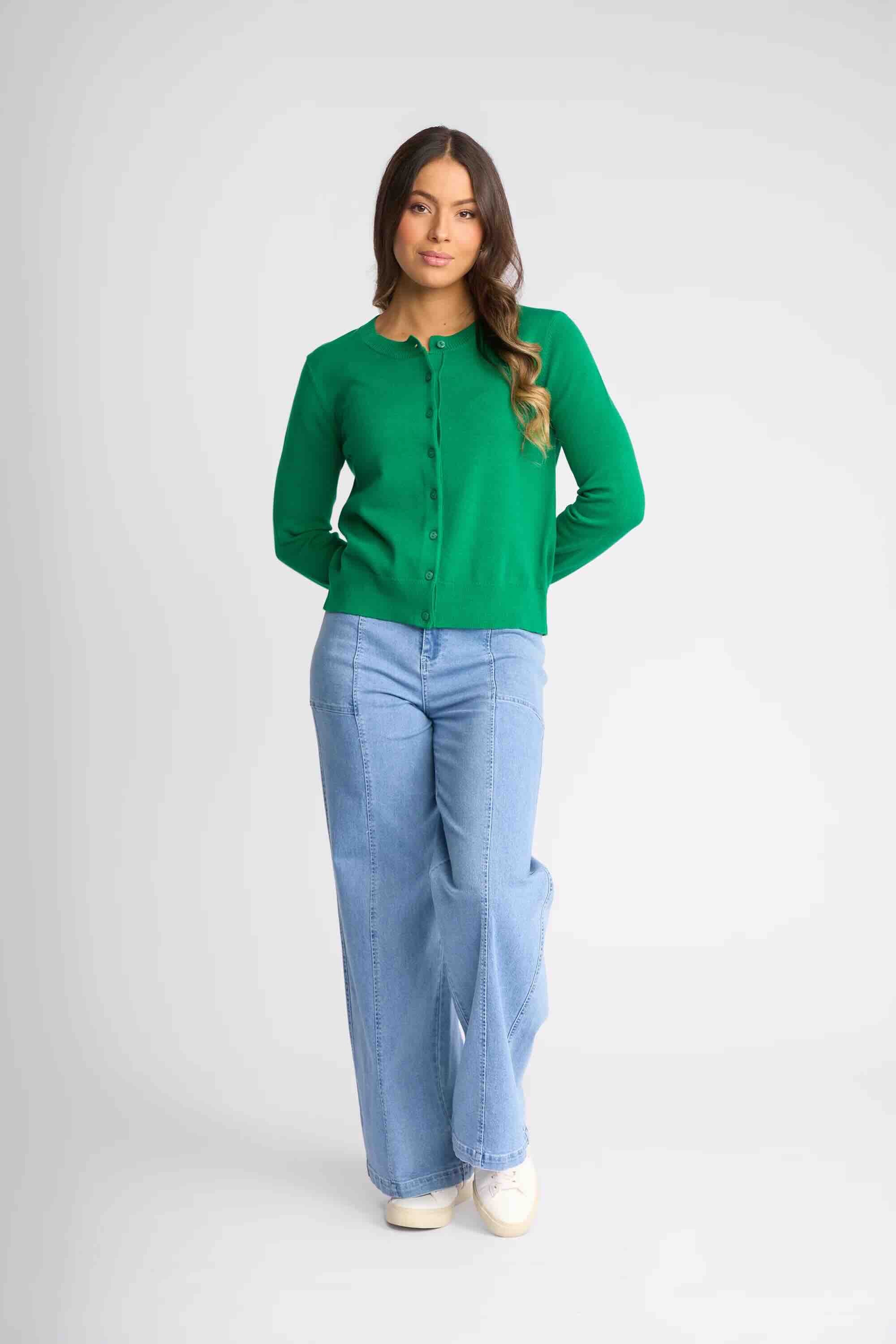 Mimi Cardigan - Parakeet