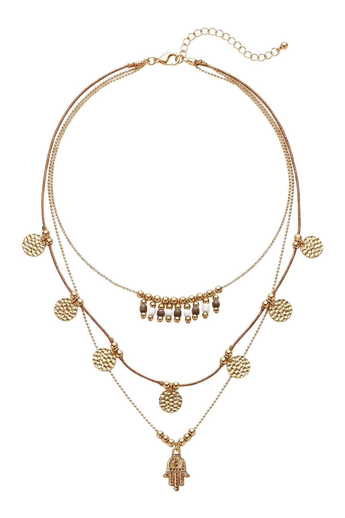 Magpie Necklace - Taupe
