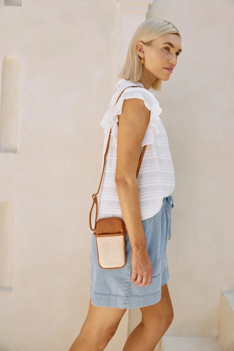 Maris Phone Bag - Tan