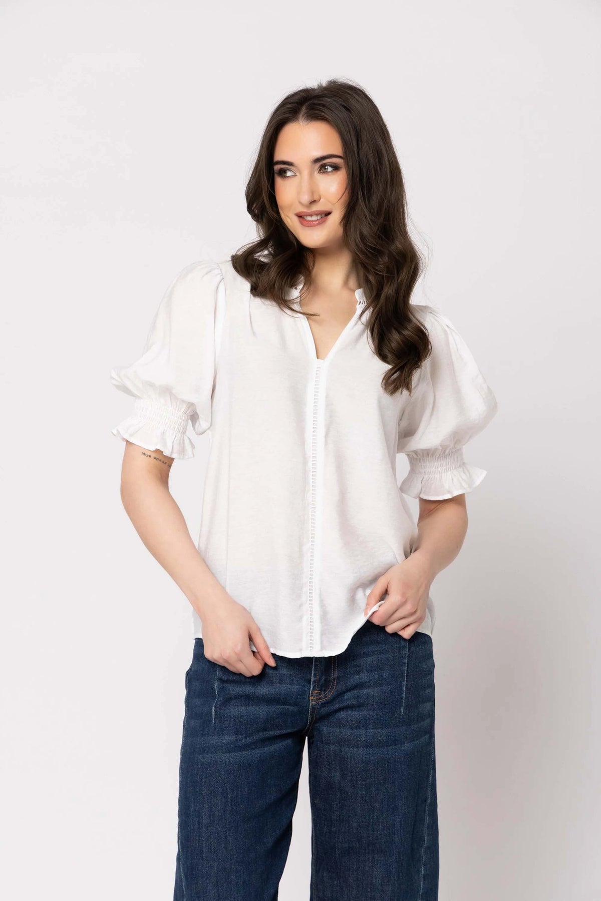 Addyson Blouse - White