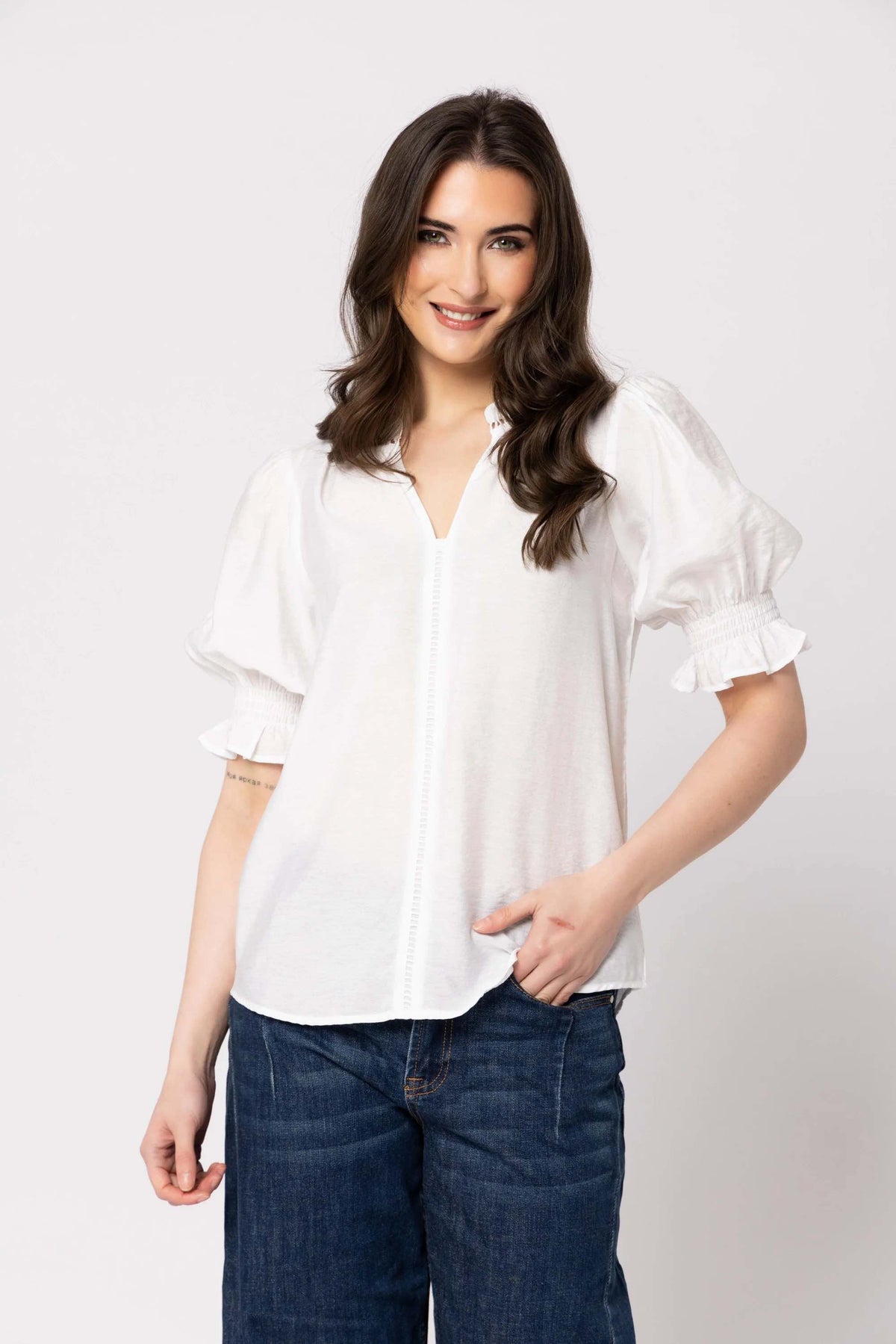 Addyson Blouse - White