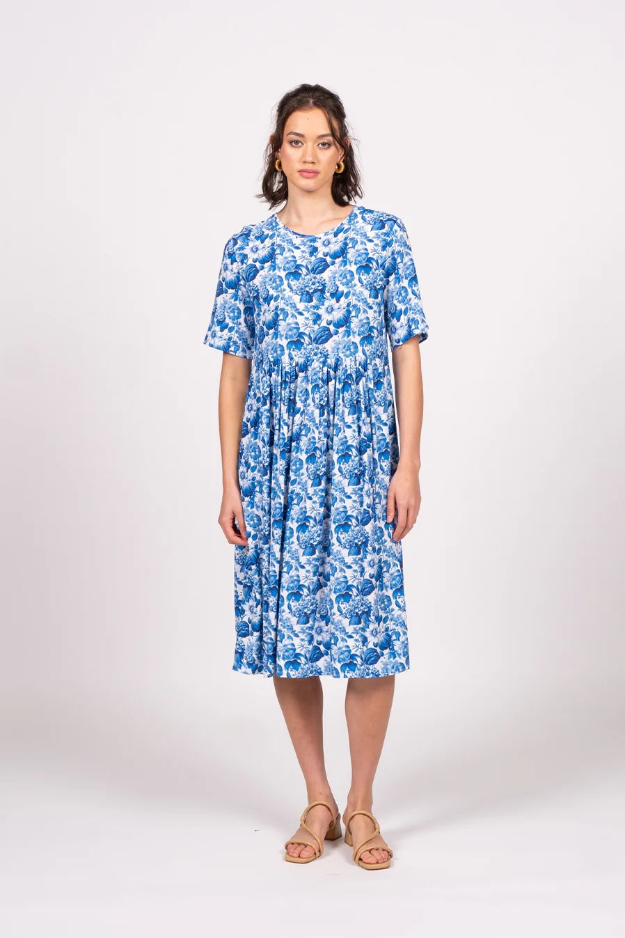 Otama Dress - Talavera Floral – Darcy Boutique