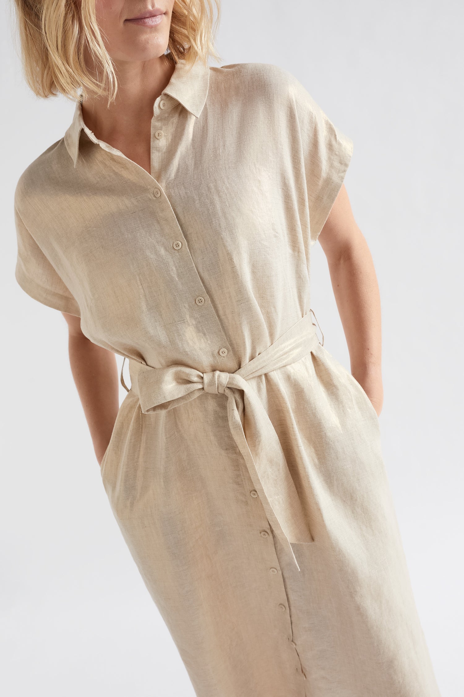 Elk linen deals shift dress