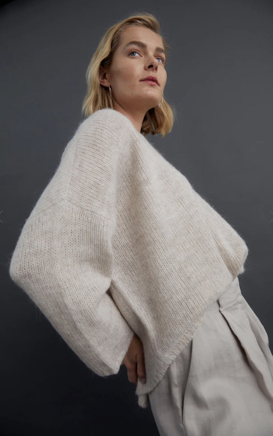 ELK Agna Sweater - Ecru