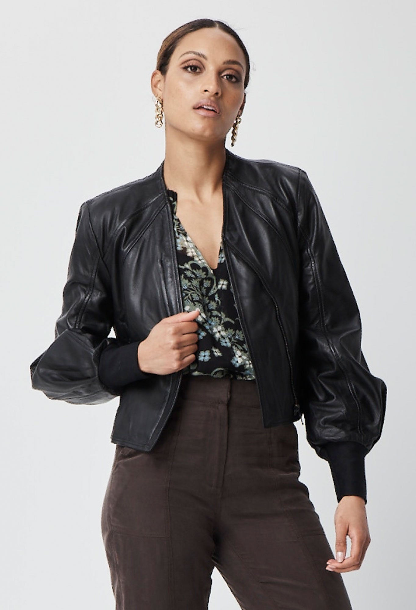 Farrah Leather Jacket