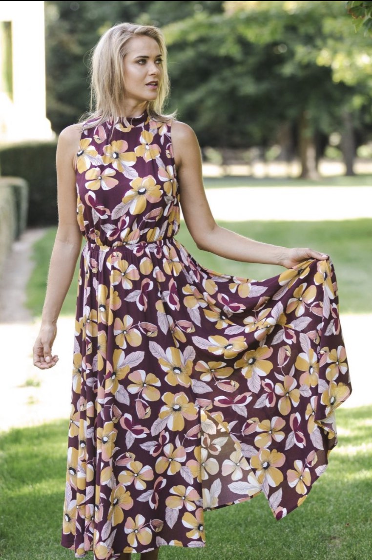 Tuscany Panelled Midaxi Dress